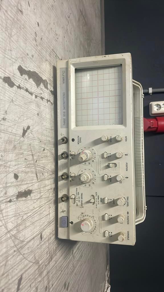 Dynatek oscilloscope 8120 20Mhz, Doe-het-zelf en Verbouw, Meetapparatuur, Ophalen of Verzenden, Gebruikt
