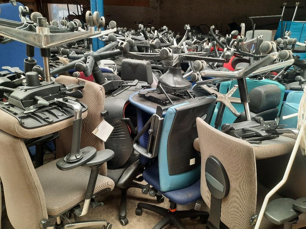 Export grote partij bureaustoelen circa 250 stuks 1 partij, Ophalen, Gebruikt, Zwart, Jafo