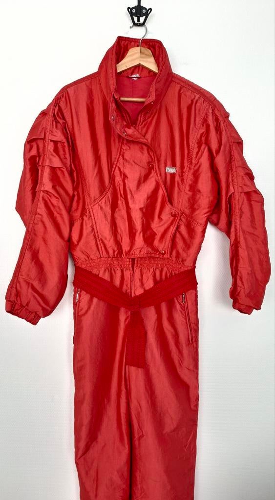 Vintage skipak 36 retro fout après-ski carnaval klunen, Overige merken, 160 tot 180 cm, Ophalen of Verzenden, Zo goed als nieuw
