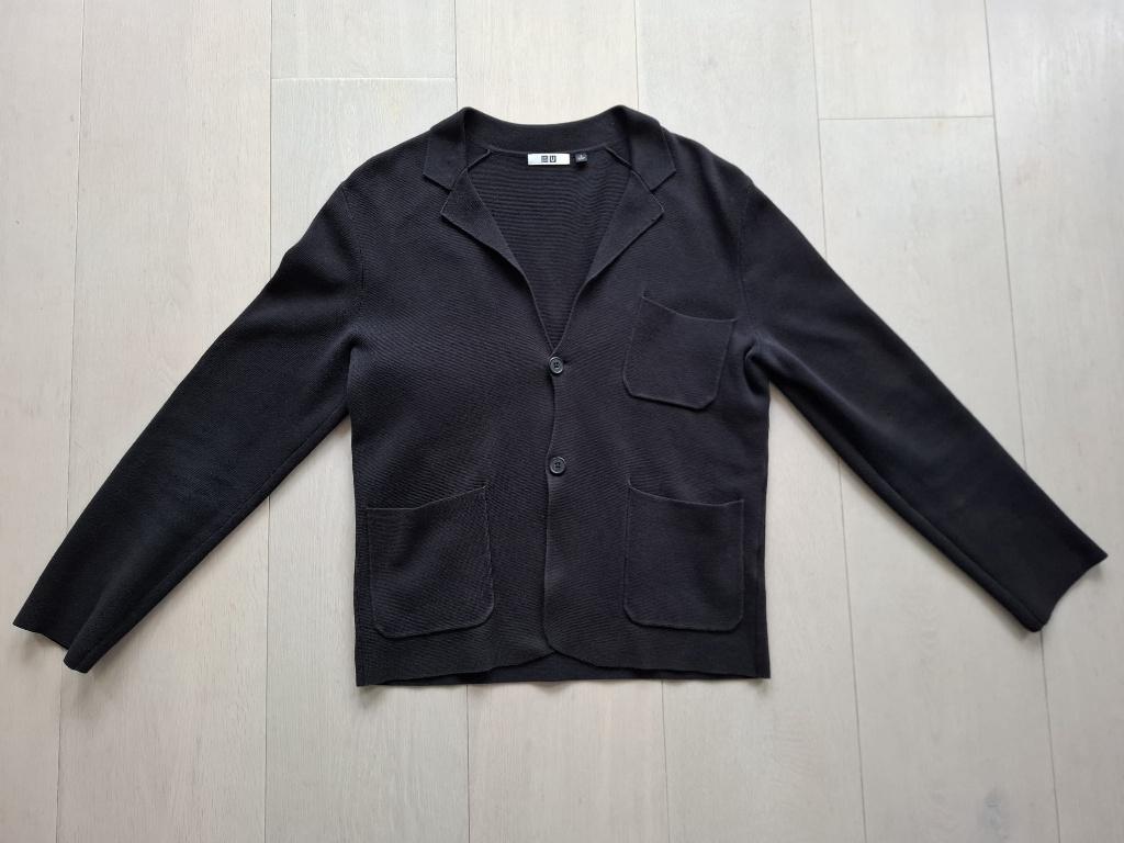 Uniqlo Zwarte colbertvestje maat S, Uniqlo, Zwart, Ophalen of Verzenden, Zo goed als nieuw