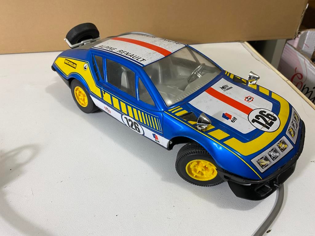 Renault Alpine-blik-Joustra/france-werkende staat, Ophalen of Verzenden