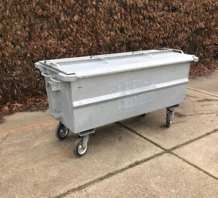 Afval Rolcontainer kopen VOORDELIGER DAN HUREN 500 T/M 2500L, Ophalen of Verzenden, Nvt, Nvt, Nvt