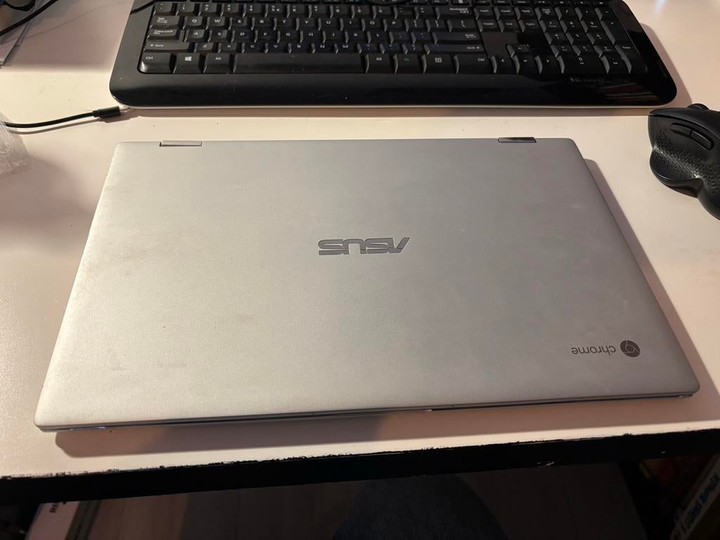 ASUS Chromebook C434T - Onderdelen, Computers en Software, Chromebooks, Gebruikt, 14 inch, 4 GB of minder, 32 GB of minder, Qwerty