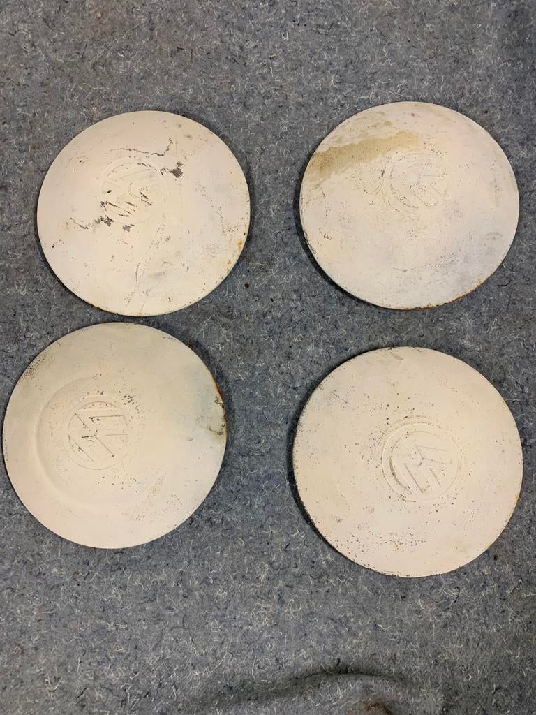 Set early hubcaps VW Volkswagen T1 T2 Thing Kubel Kever, Ophalen of Verzenden, Gebruikt, Volkswagen