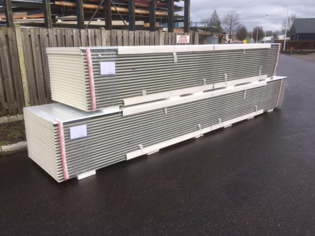 sandwichpanelen wand 40 mm in wit/wit en wit antraciet, Ophalen, Nieuw, Overige materialen, 20 tot 50 mm