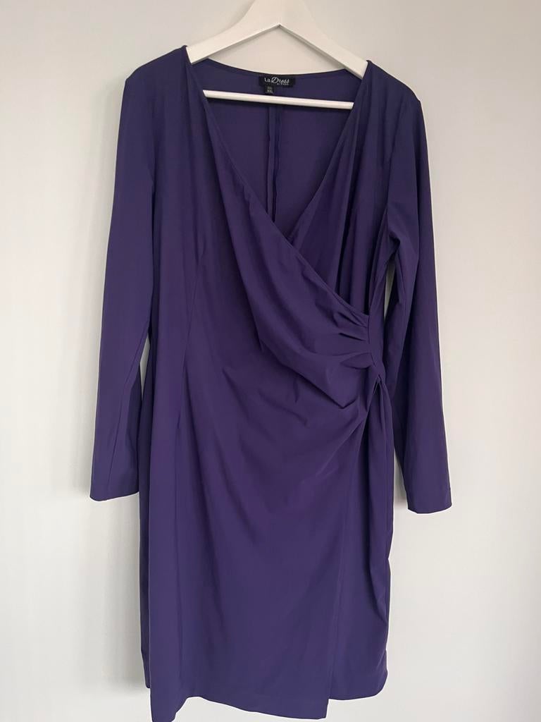 LA DRESS BY SIMONE paars maat xxl (42), Verzenden, Paars, Maat 42/44 (L), Zo goed als nieuw