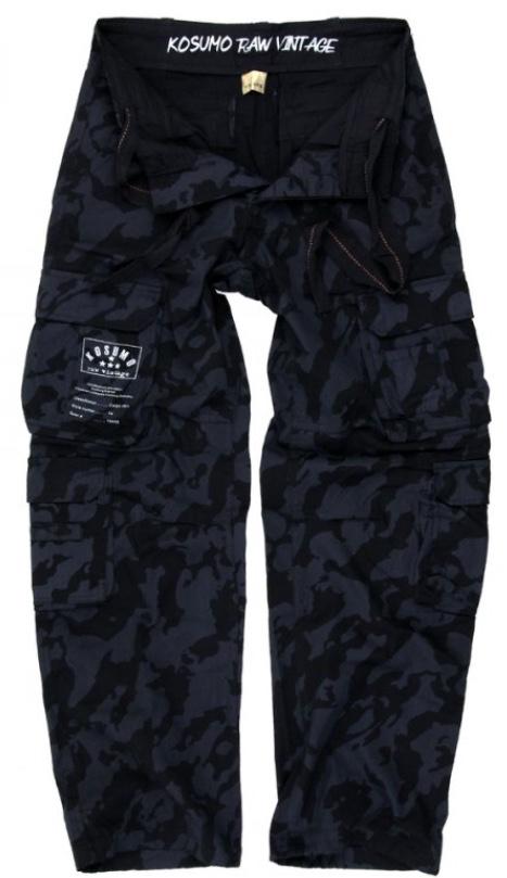 Werkbroek outdoor broeken night camo kosumo zwart camouflage, Ophalen of Verzenden, Nieuw, Overige maten, Zwart
