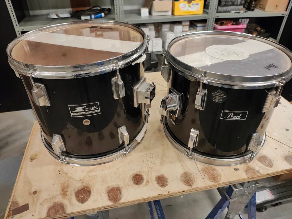 Pearl Drum Set - Vintage Toms, Muziek en Instrumenten, Ophalen of Verzenden, Gebruikt, Pearl