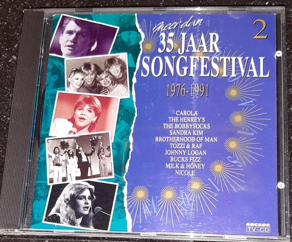 Meer dan 35 jaar songfestival 1976-1991, Cd's en Dvd's, Cd's | Verzamelalbums, Ophalen of Verzenden, Zo goed als nieuw, Pop