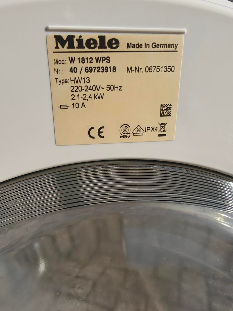 Foto 12 van Miele W1812WPS wasmachine 1400 RPM 6kg A+++ klasse ZGAN.
