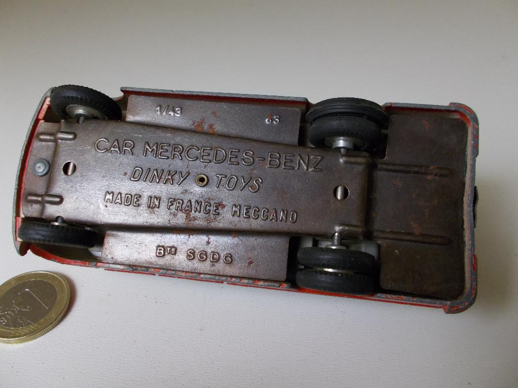 1963 Dinky Toys 541 AUTOCAR MERCEDES-BENZ Mini Bus Opknapper, Ophalen of Verzenden, Gebruikt, Bus of Vrachtwagen, Dinky Toys
