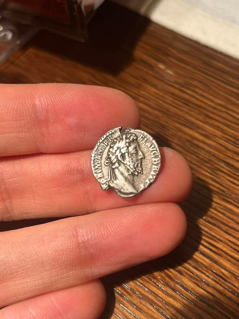 Romeinse denarius Commodus, Postzegels en Munten, Munten | Europa | Niet-Euromunten, Ophalen of Verzenden, Italië