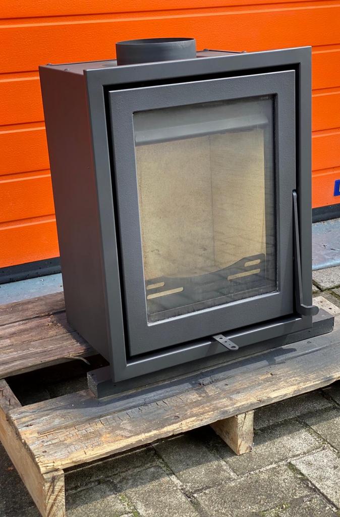 Wanders Véro inzet houtkachel 5kW, Houtkachel, Ophalen of Verzenden, Zo goed als nieuw, Inbouw
