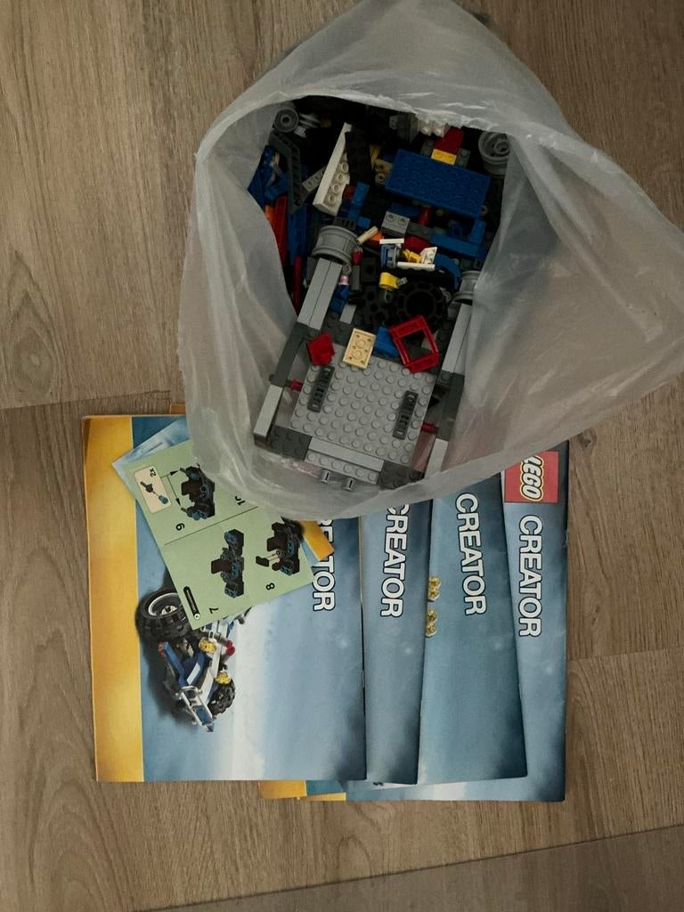 Lego Creator - 1 kg met boekjes, Ophalen of Verzenden, Gebruikt, Losse stenen, Lego
