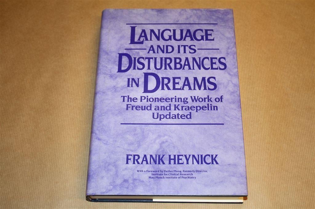Language and its Disturbances in Dreams - The Pioneering Wor, Ophalen of Verzenden, Zo goed als nieuw