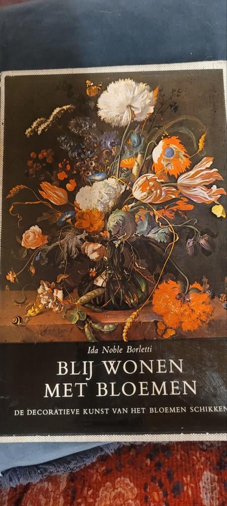 Blij Wonen met Bloemen - Ida Noble Borletti, Ophalen of Verzenden, Zo goed als nieuw, Ida Noble Borletti, Bloemschikken, Groendecoratie