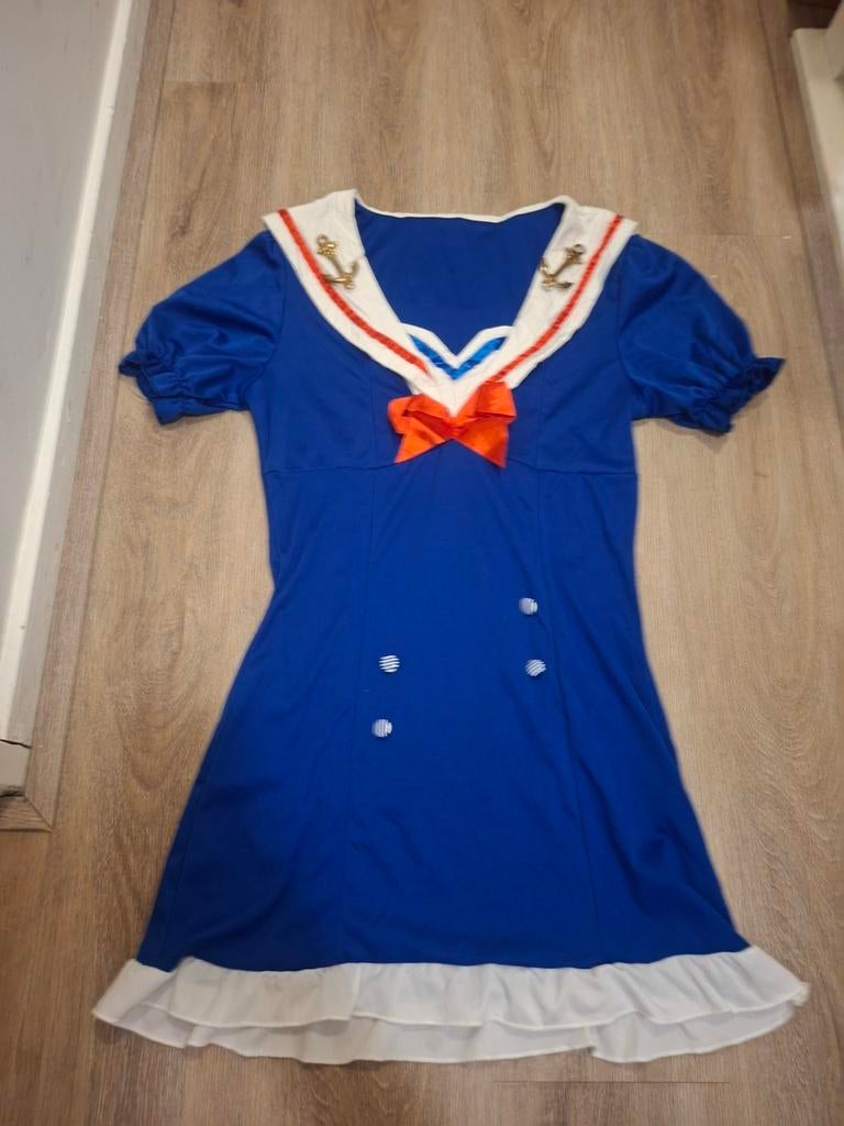 Matroosjurkje, Maat 38/40 (M), Carnaval, Ophalen of Verzenden, Zo goed als nieuw