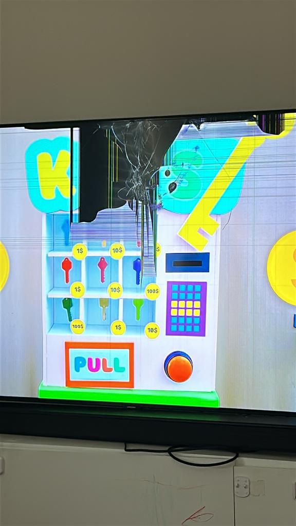 Defect Samsung TV 55 inch - Onderdelen of reparatie, Ophalen, LED, Samsung, 100 cm of meer