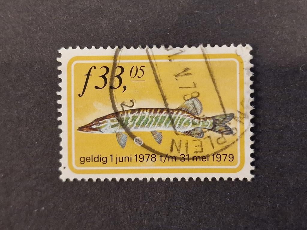 Grote Visakte legeszegel 1978 / 1979 Nederland, Postzegels en Munten, Ophalen of Verzenden