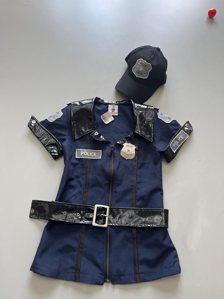 Politie Verkleedset Meisje Maat 152 - Nieuw!, Ophalen of Verzenden, Nieuw, 146 t/m 152, Meisje