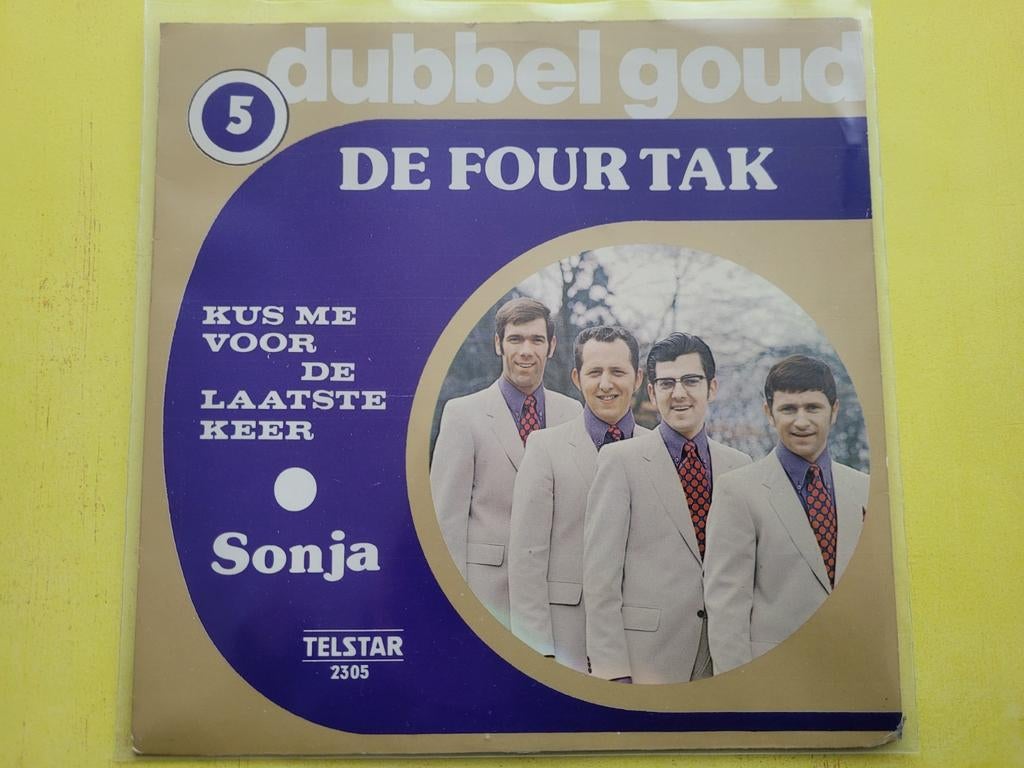 De Four Tak - Kus me voor de laatste keer - Sonja ., Cd's en Dvd's, Vinyl | Nederlandstalig, Ophalen, Zo goed als nieuw, Overige formaten