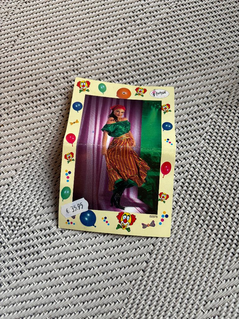 Waarzegster kostuum carnaval - mooie kleuren!, Maat 38/40 (M), Carnaval, Ophalen of Verzenden, Zo goed als nieuw