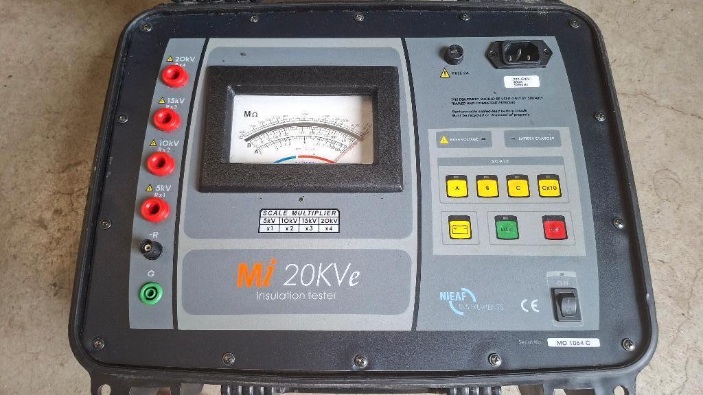 MEGABRAS MI20 KVE 20 kV - Hoogspanningsisolatietester, ., Ophalen of Verzenden, Zo goed als nieuw, .