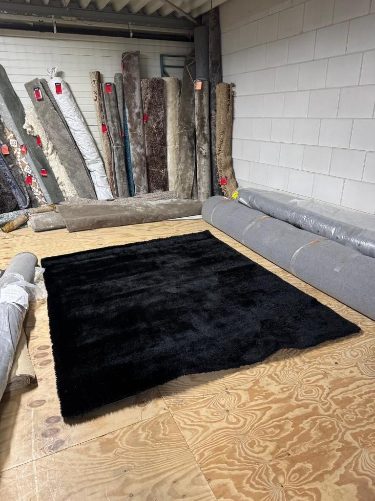 Vloerkleed Landro 25 l Whoon | Meubilex l van €689 voor €399, Ophalen, Gebruikt, Zwart, 200 cm of meer