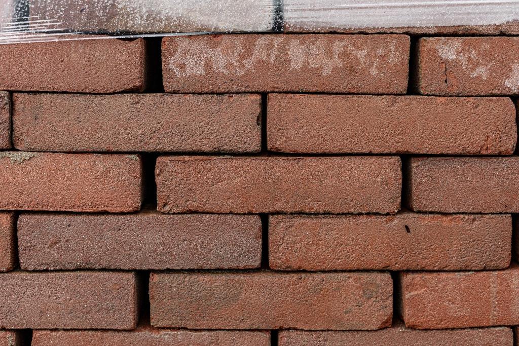 Oude bruine jaren 60 70 vormbak steen rood bruin 22M2, Ophalen of Verzenden, Gebruikt, Bakstenen