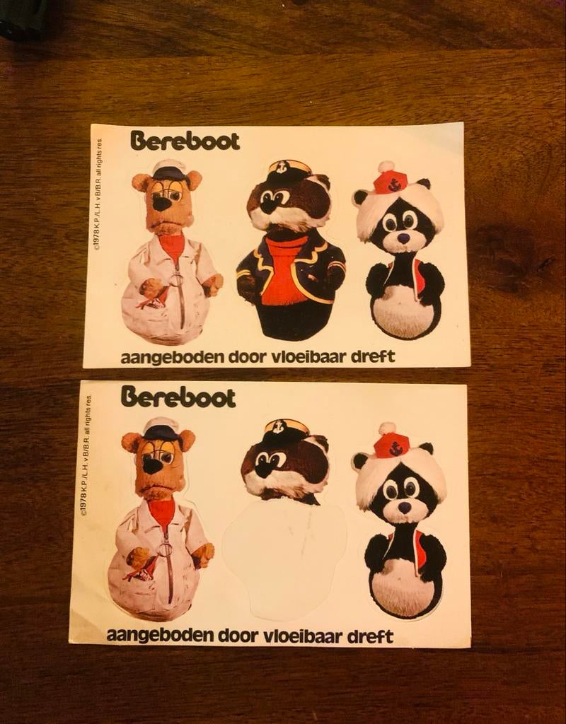 Vintage Bereboot Stickers - Dreft 1978