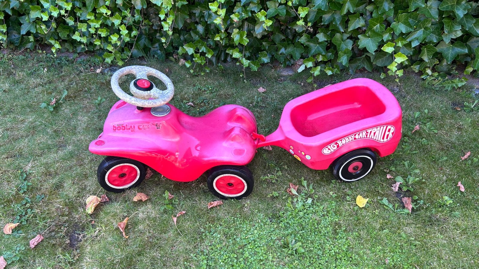 Bobbycar met aanhanger, Ophalen of Verzenden, Gebruikt, Loopvoertuig