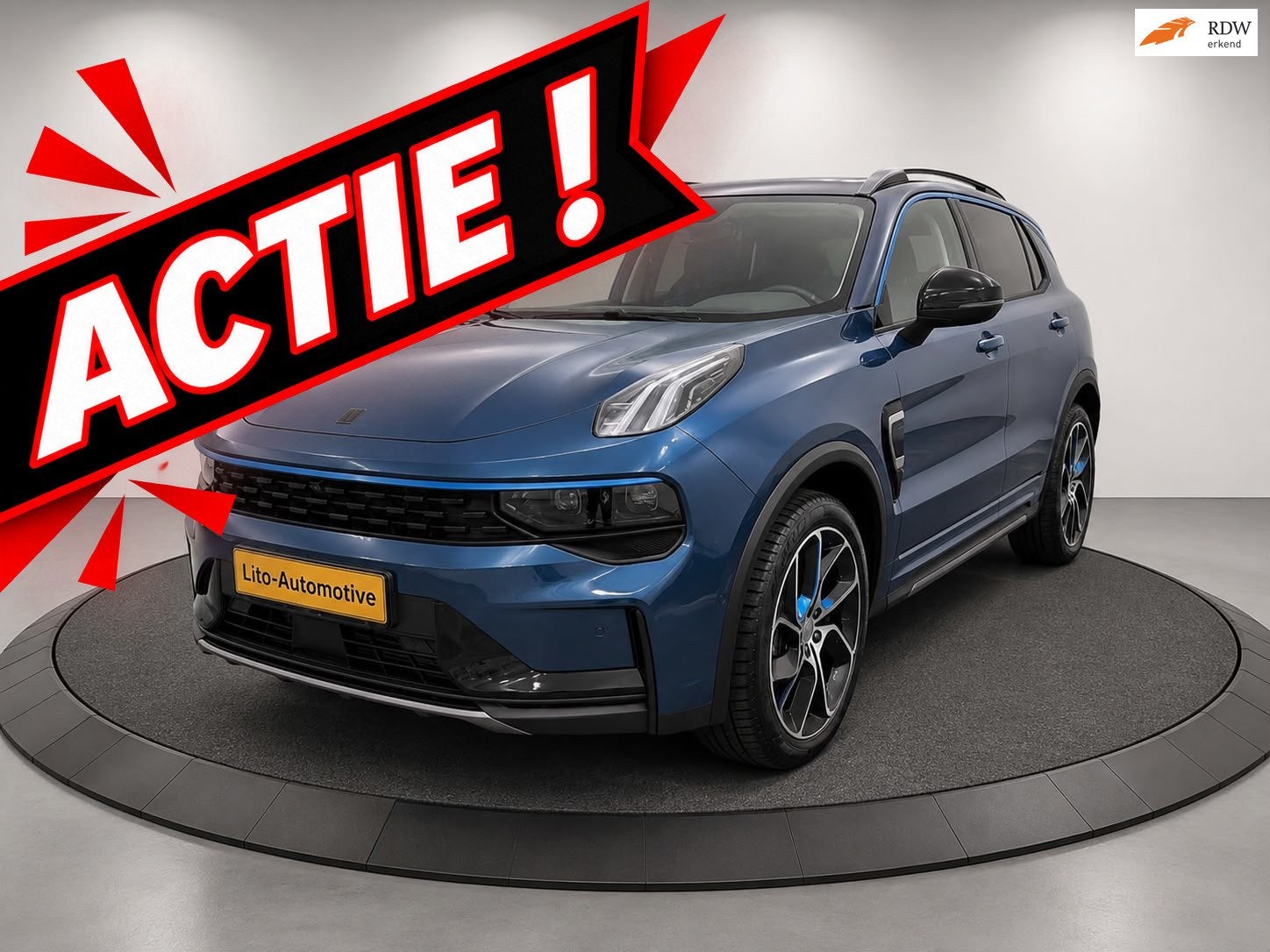 Lynk & Co 01 1.5|BLEU|LYNK&CO|, Auto's, Automaat, Gebruikt, Origineel Nederlands, Automatische klimaatregeling