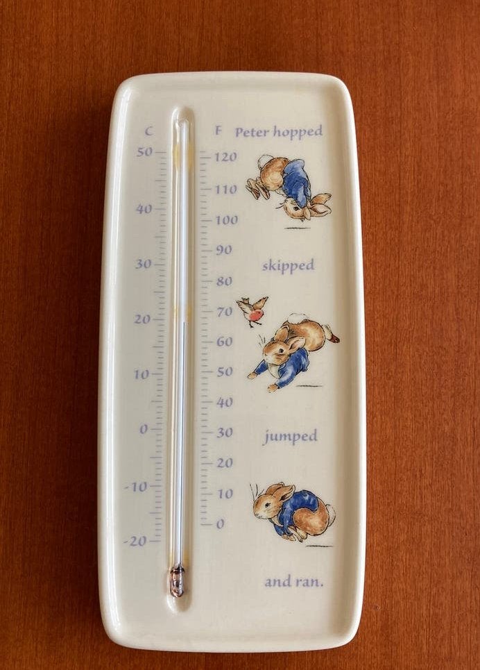 Wedgwood Peter Rabbit thermometer, Ophalen of Verzenden