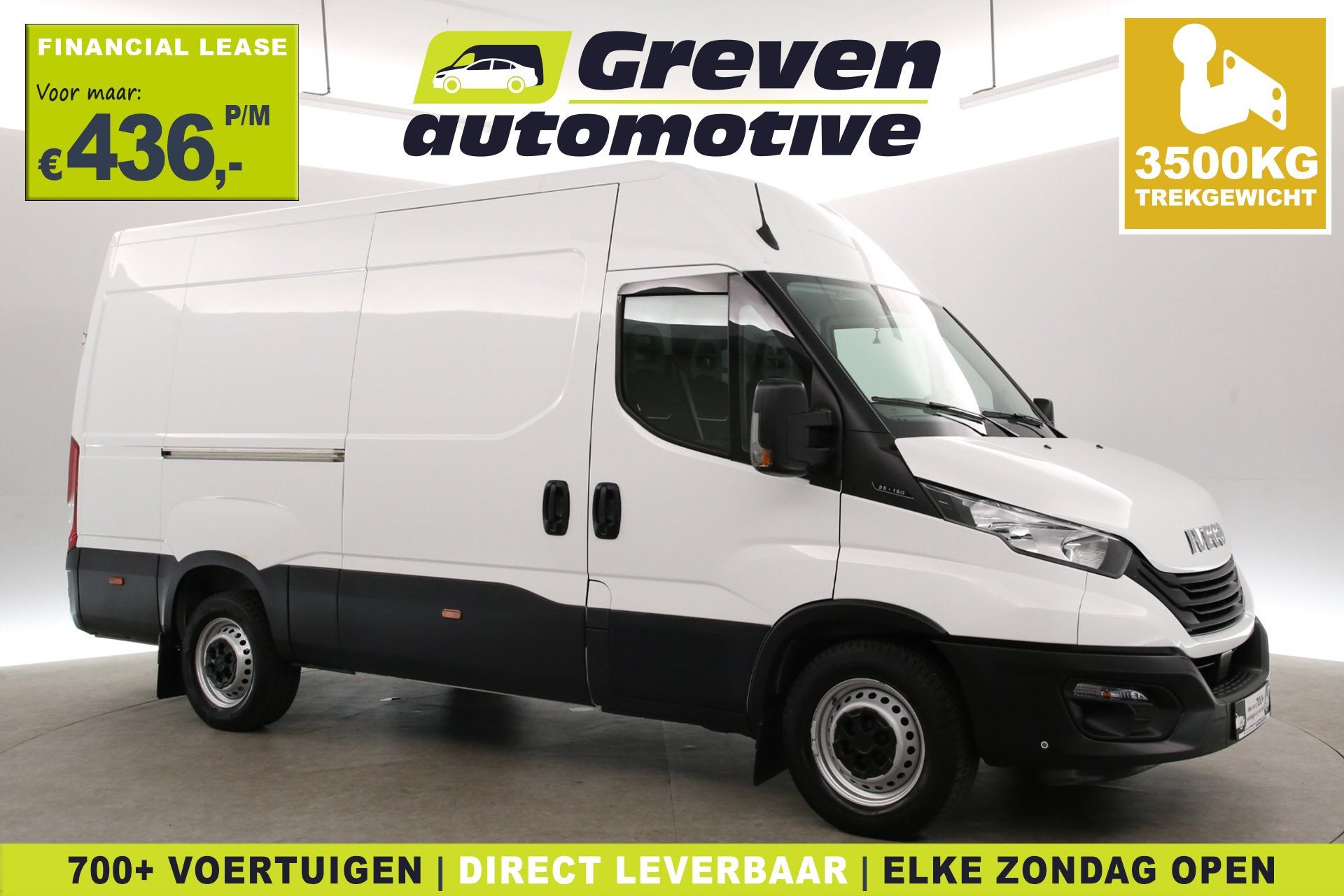 Iveco Daily 35S16V 2.3 352 L2H2 157pk | 3500KG Trekgew. | Tr, Automatische klimaatregeling, Gebruikt, Euro 6, Iveco