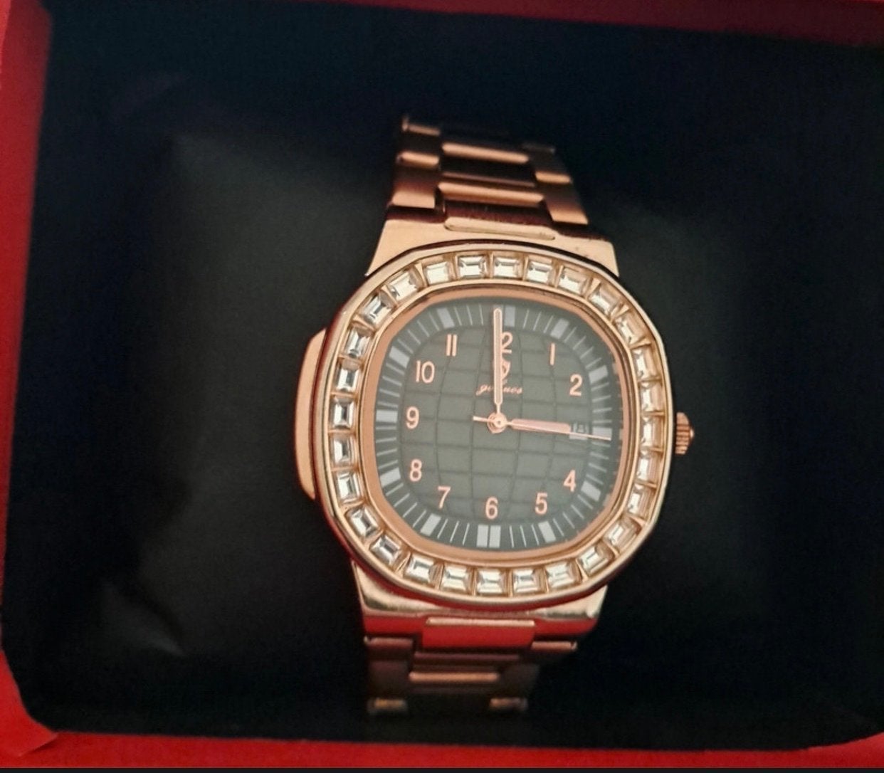 Nieuw Gohuos Herenhorloge - Roségoud met Zwarte Wijzerplaat, Overige merken, Polshorloge, Nieuw, Ophalen of Verzenden