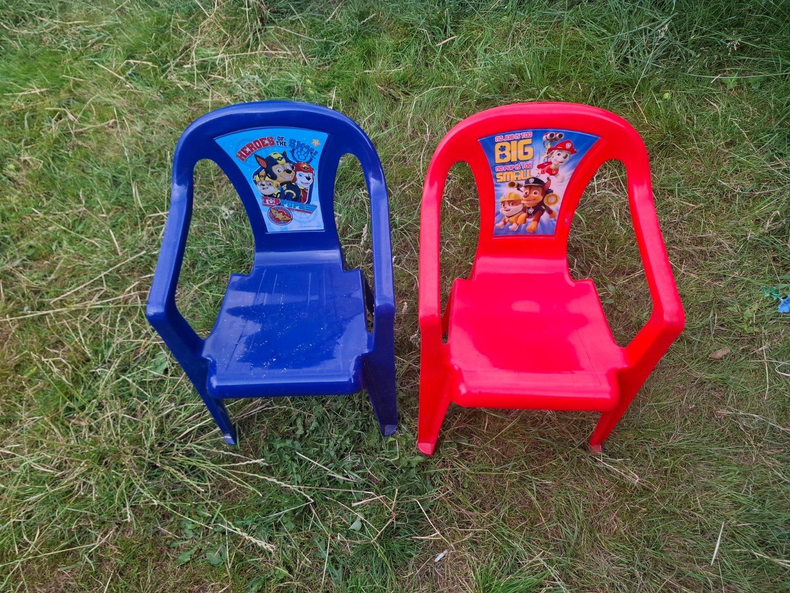 Paw patrol kinderstoelen, Ophalen