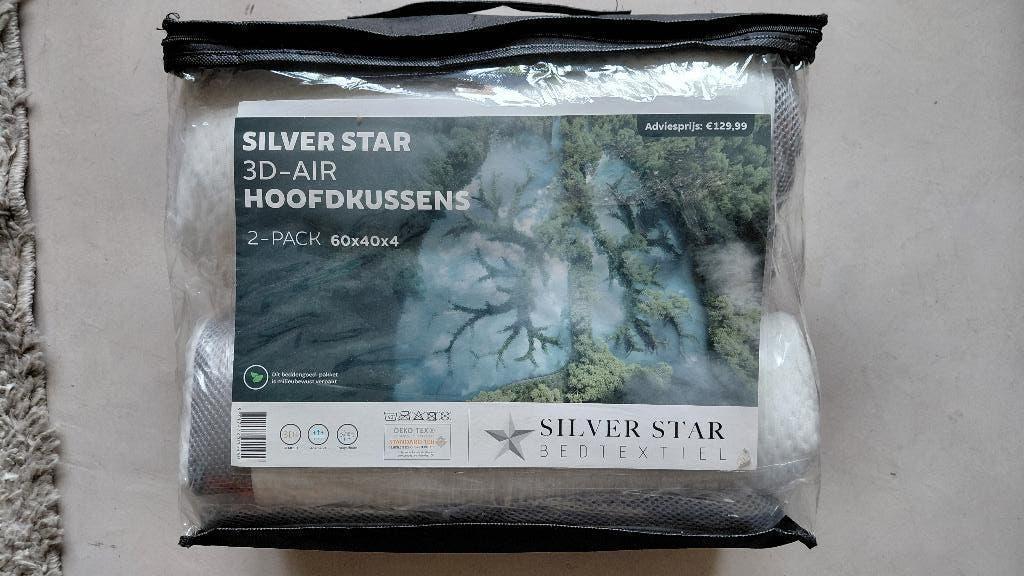 Twee hoofdkussens van traagschuim, Wit, Overige materialen, Ophalen of Verzenden, Kussen