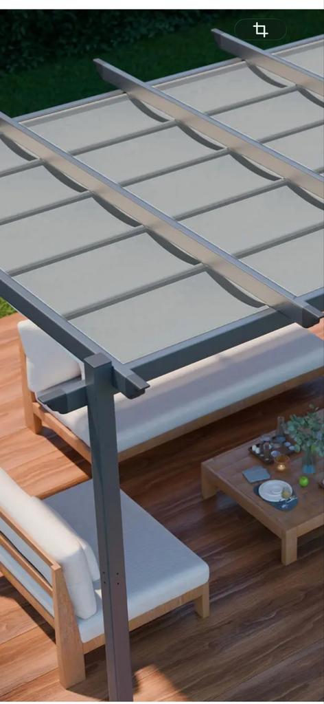 Aluminium Pergola 3x4m - Nieuw in Doos, Tuin en Terras, Overkappingen, Ophalen of Verzenden, Nieuw, Tuinpaviljoen