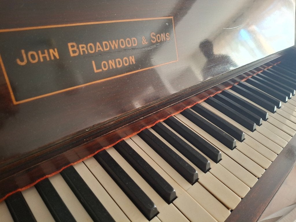 Piano, Muziek en Instrumenten, Piano's, Ophalen, Gebruikt, Bruin, Piano