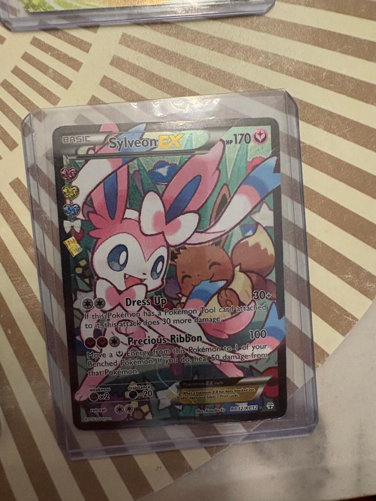Sylveon EX (RC32/RC32) Pokémon kaart, Ophalen of Verzenden, Gebruikt, Losse kaart