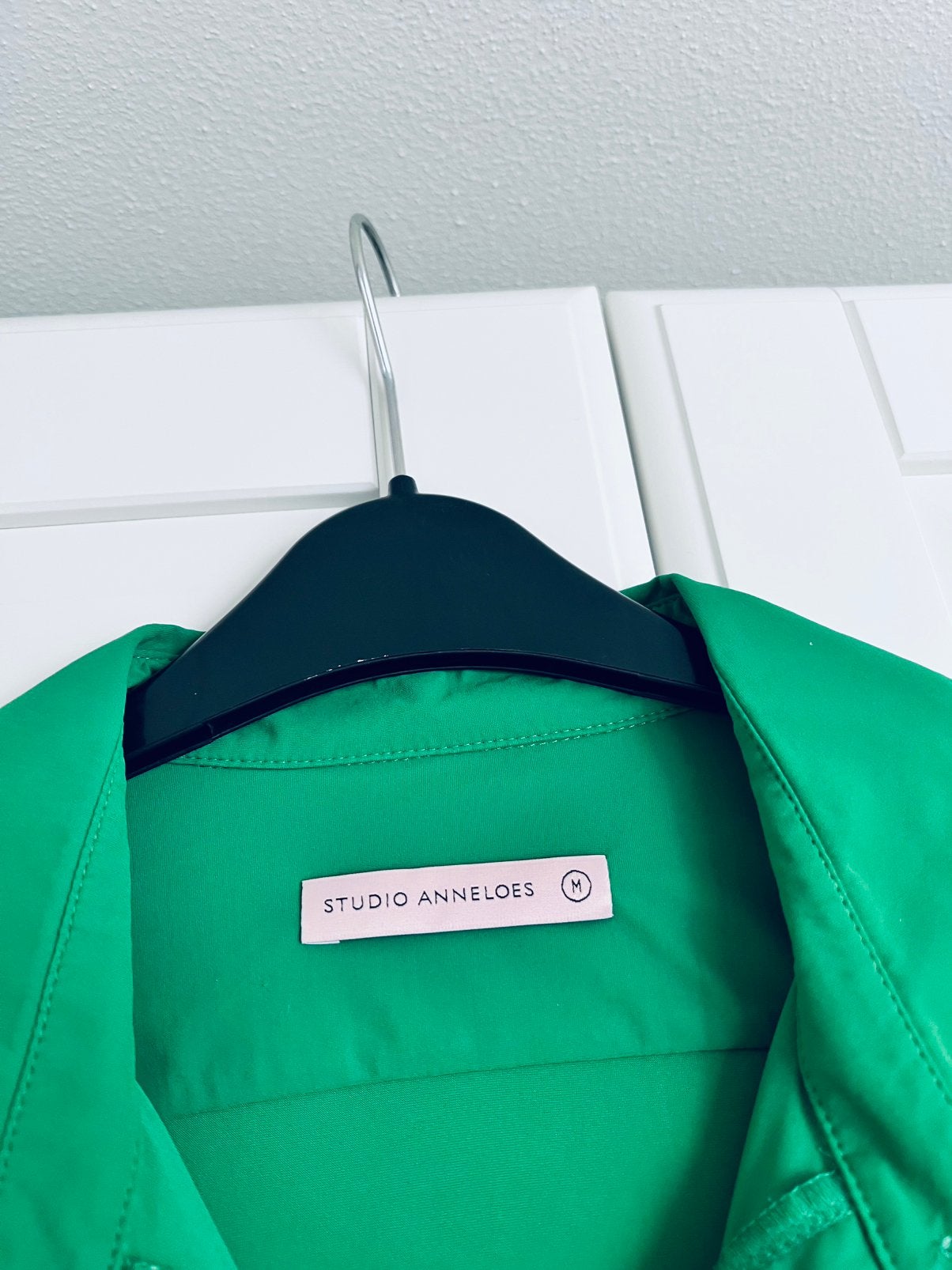 Studio anneloes nomi blouse M apple green travelstof, Maat 38/40 (M), Overige kleuren, Ophalen of Verzenden, Zo goed als nieuw