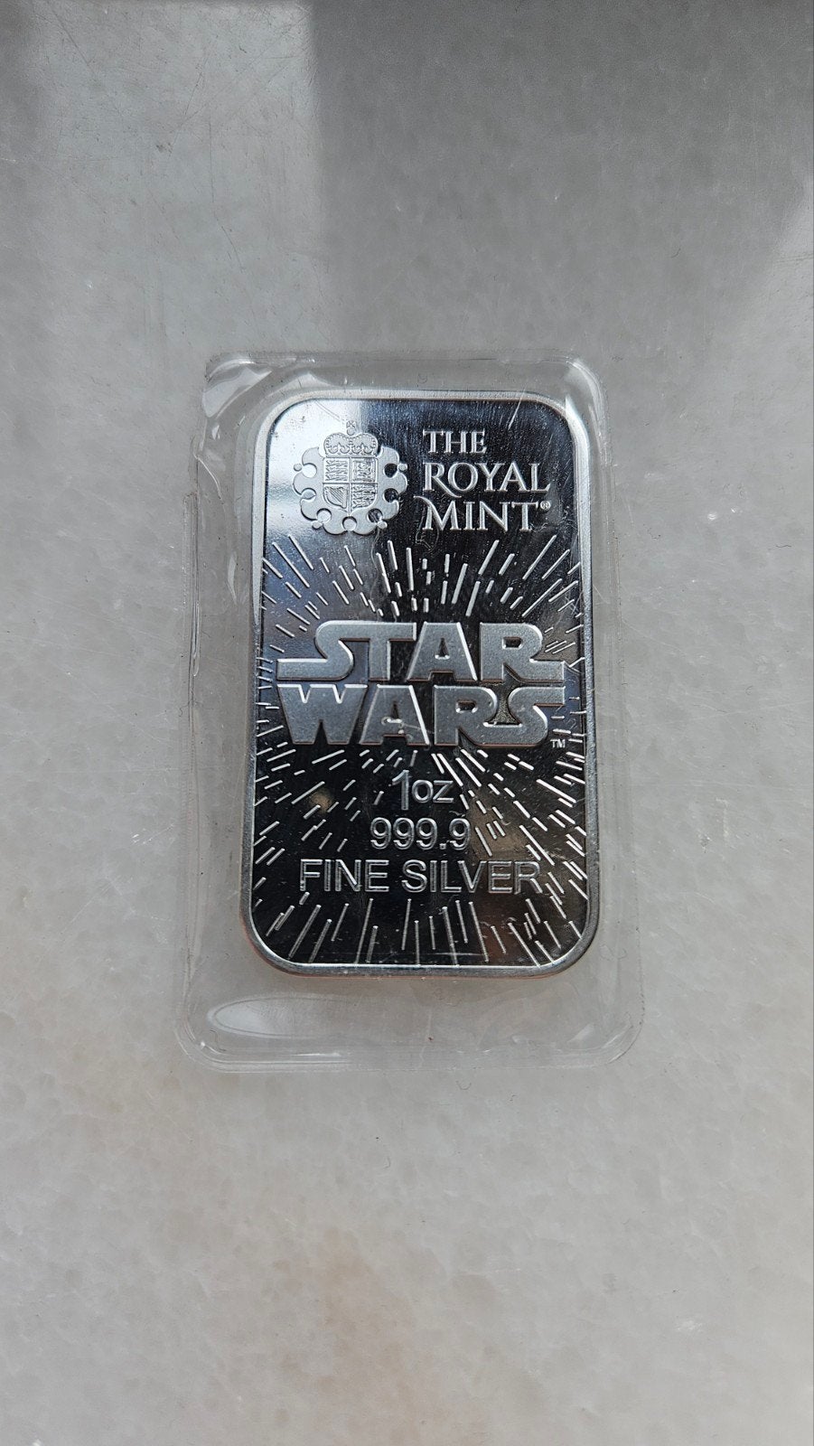 1 ounce 999 zilver star wars, Ophalen of Verzenden, Zilver