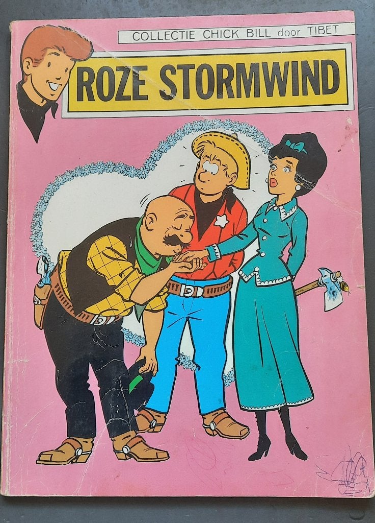 stripboek Chick Bill Roze Stormwind 1968, Eén stripboek, Ophalen of Verzenden, Gelezen