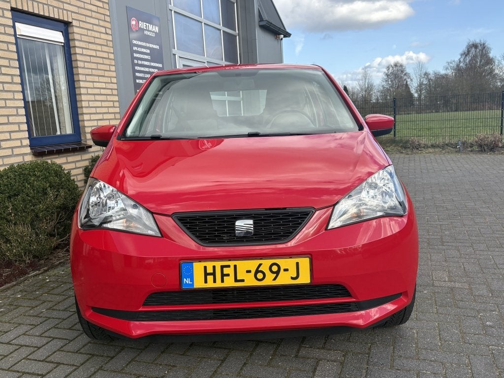 SEAT Mii 1.0 Style STOELVERW-CRUISE-1E EIGENAAR (bj 2012), Auto's, Euro 5, Gebruikt, 4 stoelen, Mii