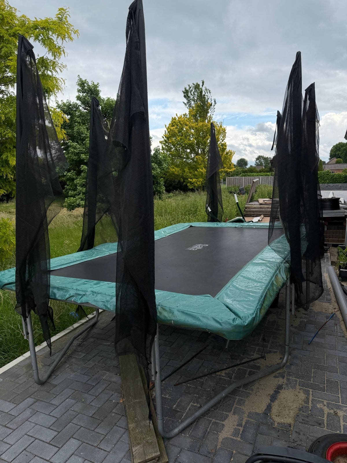 Trampoline Salta (net kapot), Ophalen, Gebruikt