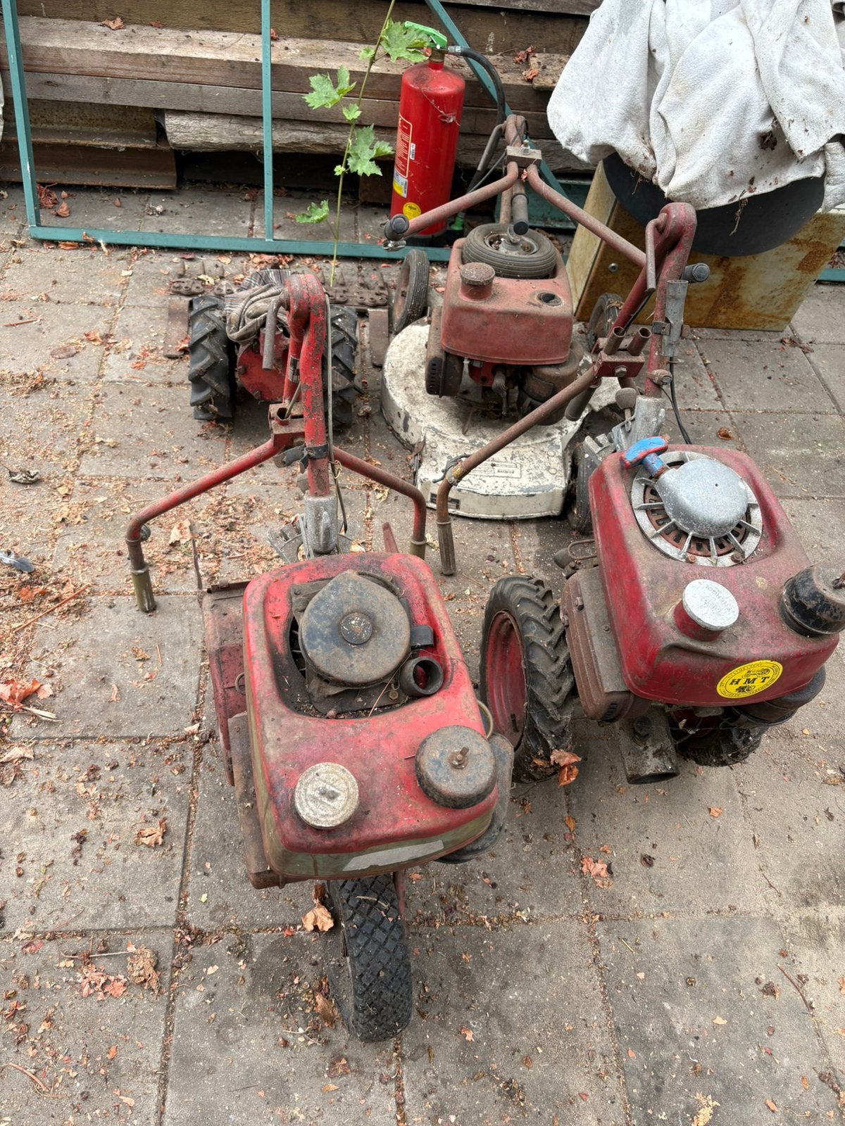 Gutbrod terra,frees,cirkel/vingerbalkmaaier, 2 wiel tractor, Ophalen