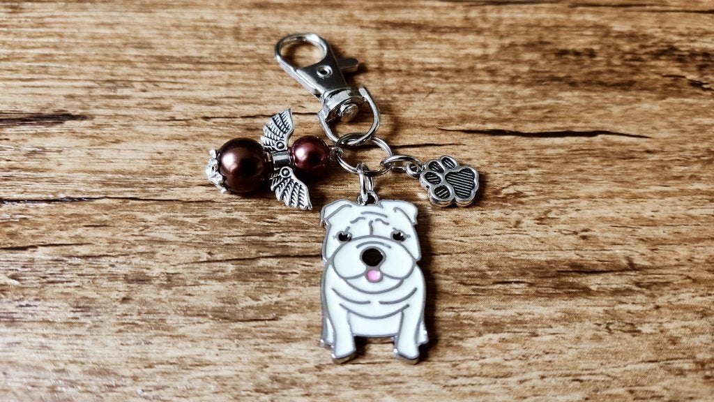 Hanger Shar pei emaille met guardian angel, Verzenden, Nieuw, Hanger
