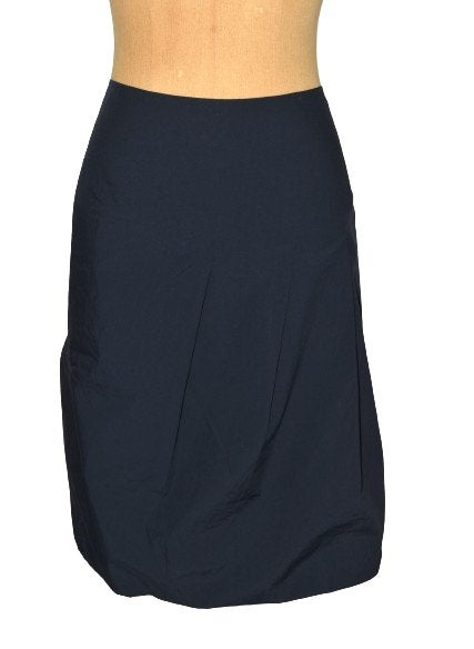Nieuwe Pauw schuine plooien rok, blauw, Mt. M, Maat 38/40 (M), Pauw, Nieuw, Onder de knie