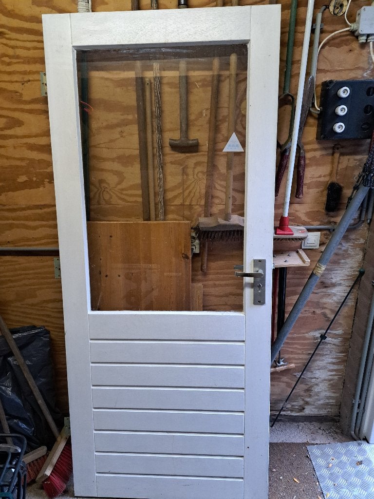buitendeur, Ophalen, Gebruikt, 80 tot 100 cm, Buitendeur