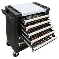 Benson Gereedschapswagen met 7 laden en 270-delige set, Info@bensontools.com, Overige merken, Nieuw, Ophalen of Verzenden